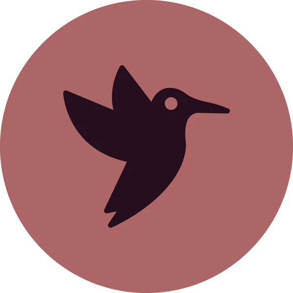 Koliber Ikona Www Prosta Ilustracja — Wektor stockowy