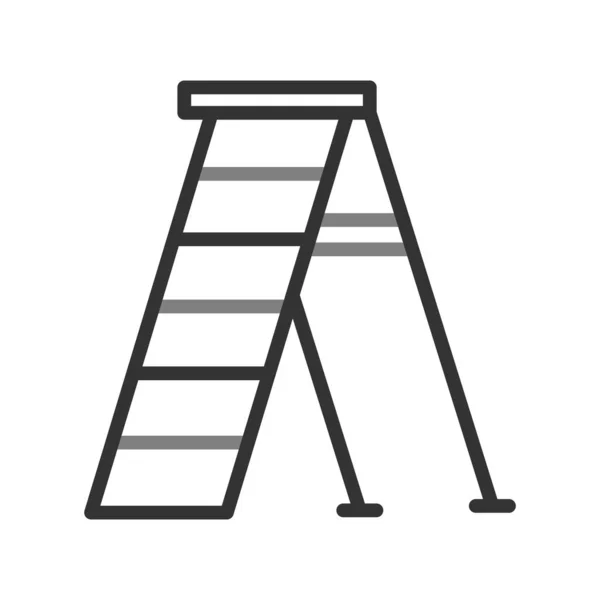 Ícone Escada Vetor Projeto Plano — Vetor de Stock
