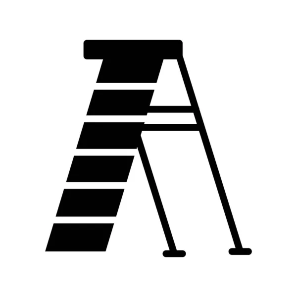 Leitersymbol Flacher Designvektor — Stockvektor
