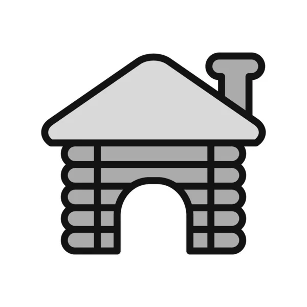 Vector Illustration Farm Building Icon Fit Web Mobile Application — стоковый вектор