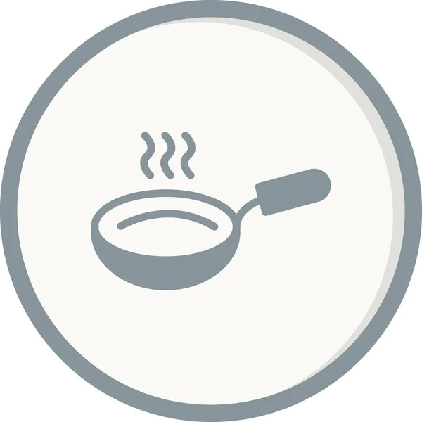 Frying Pan Icon Vector Illustration Design — Stock Vector
