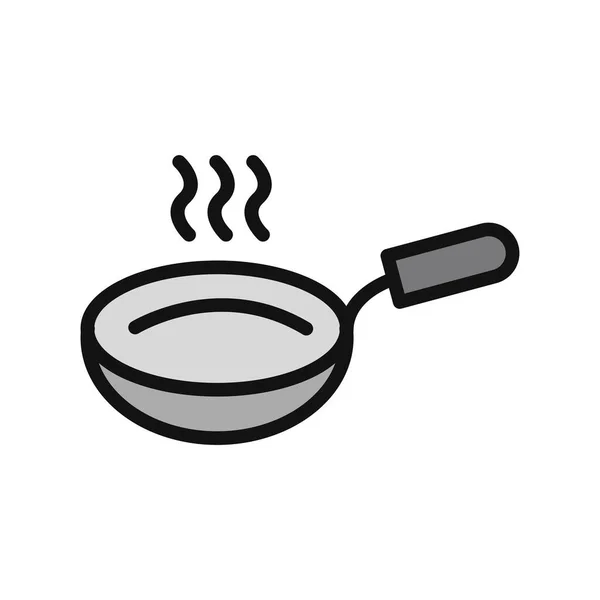 Frying Pan Icon Vector Illustration Design — Stock Vector