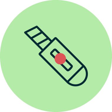 Kağıt kesicinin vektör illüstrasyonu