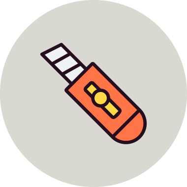 Kağıt kesicinin vektör illüstrasyonu