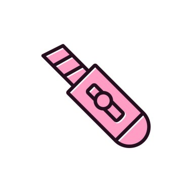 Kağıt kesicinin vektör illüstrasyonu