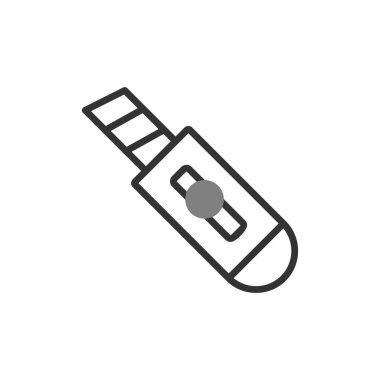 Kağıt kesicinin vektör illüstrasyonu