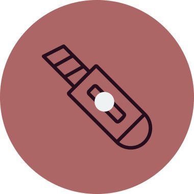 Kağıt kesicinin vektör illüstrasyonu