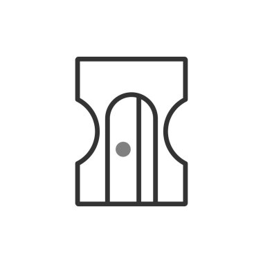 kalemtıraş simge vektör çizim