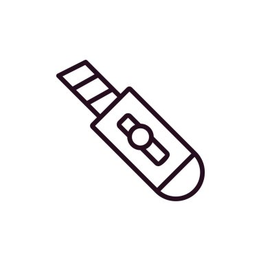 Kağıt kesicinin vektör illüstrasyonu