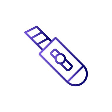 Kağıt kesicinin vektör illüstrasyonu