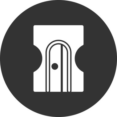 kalemtıraş simge vektör çizim