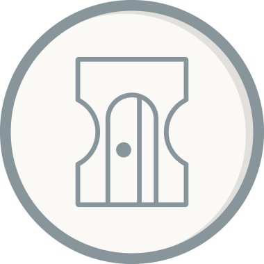 kalemtıraş simge vektör çizim