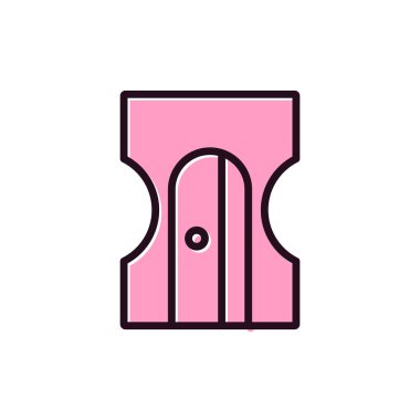 kalemtıraş simge vektör çizim