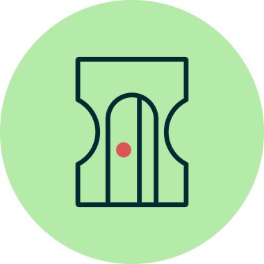 kalemtıraş simge vektör çizim