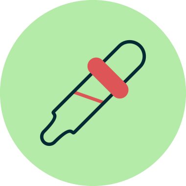 Pipette modern simgesinin vektör illüstrasyonu