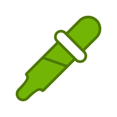 Pipette modern simgesinin vektör illüstrasyonu