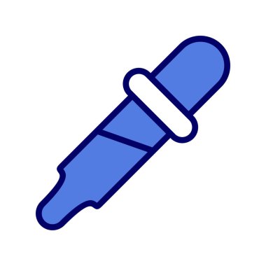Pipette modern simgesinin vektör illüstrasyonu