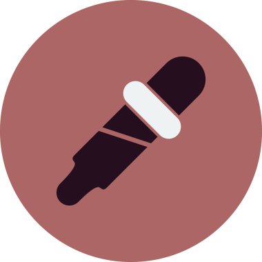 Pipette modern simgesinin vektör illüstrasyonu