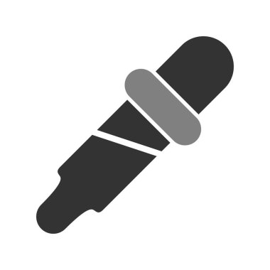 Pipette modern simgesinin vektör illüstrasyonu