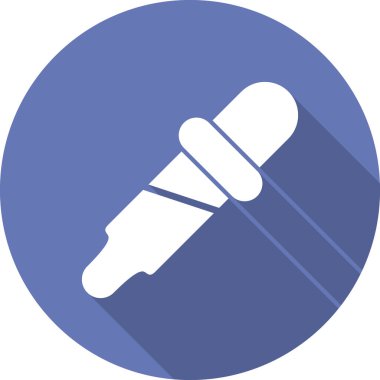Pipette modern simgesinin vektör illüstrasyonu