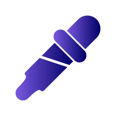 Pipette modern simgesinin vektör illüstrasyonu