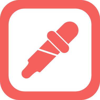 pipette simgesi vektör çizimi