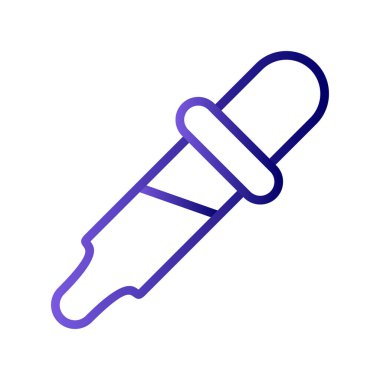 pipette simgesi vektör çizimi