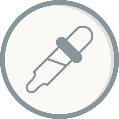 pipette simgesi vektör çizimi