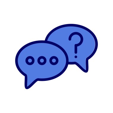 Konuş. Web simgesi vektör illüstrasyonu