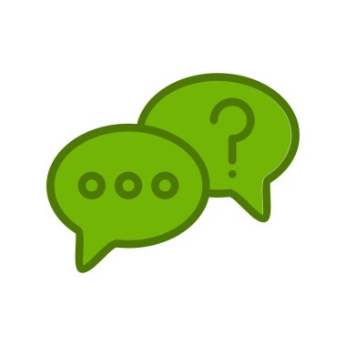 Konuş. Web simgesi vektör illüstrasyonu