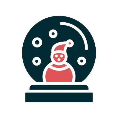 Soyut kar simgesi vektör çizimi