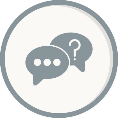 Konuş. Web simgesi vektör illüstrasyonu