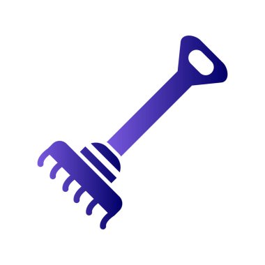  tırmık vektör çizimi, simge ögesi biçimi 