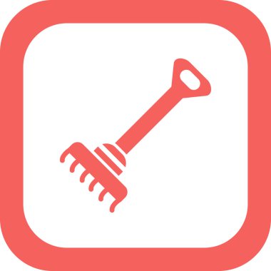  tırmık vektör çizimi, simge ögesi biçimi 