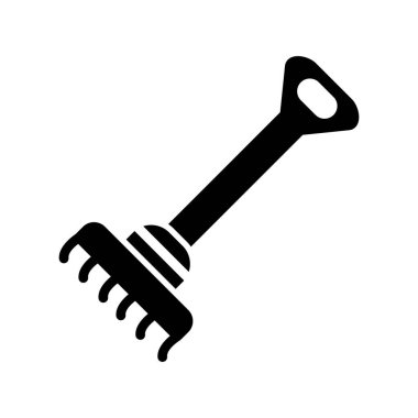  tırmık vektör çizimi, simge ögesi biçimi 