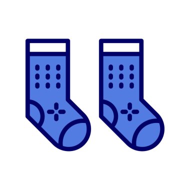Çorap ikonu tasarımı. vektör illüstrasyonu.