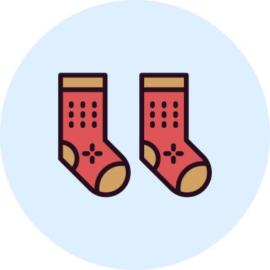 Çorap ikonu tasarımı. vektör illüstrasyonu.