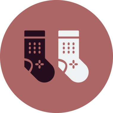 Çorap ikonu tasarımı. vektör illüstrasyonu.