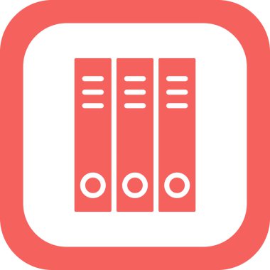 Okul dizinleri simgesi, vektör illüstrasyonu