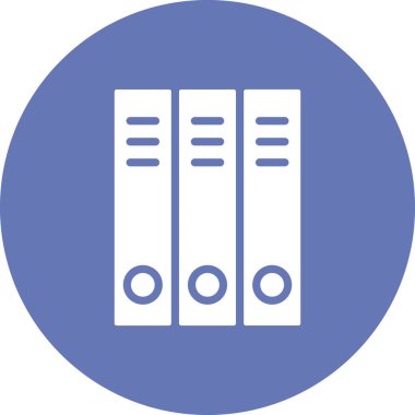 Okul dizinleri simgesi, vektör illüstrasyonu