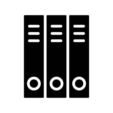 Okul dizinleri simgesi, vektör illüstrasyonu