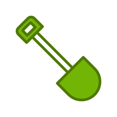 Kürek vektörü ince çizgi simgesi 