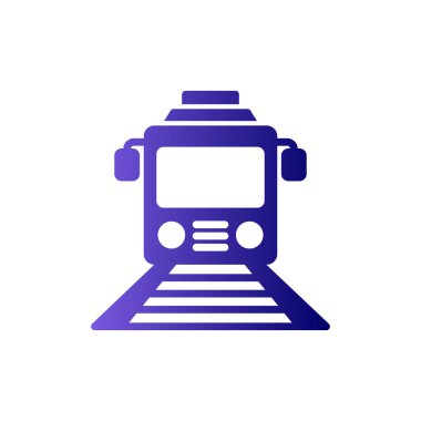 tren simgesi vektör illüstrasyonu