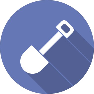 Kürek vektörü ince çizgi simgesi 