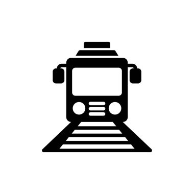 tren simgesi vektör illüstrasyonu