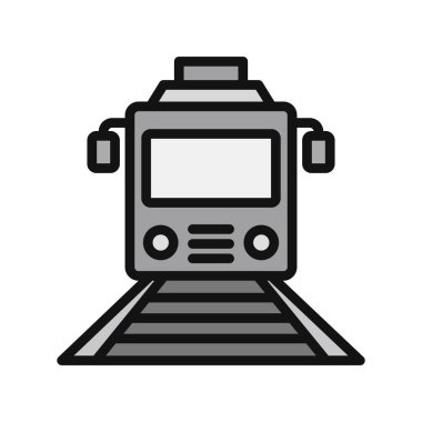 tren simgesi vektör illüstrasyonu