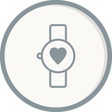 smartwatch simgesi, vektör illüstrasyonu