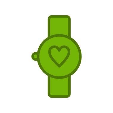 smartwatch simgesi, vektör illüstrasyonu