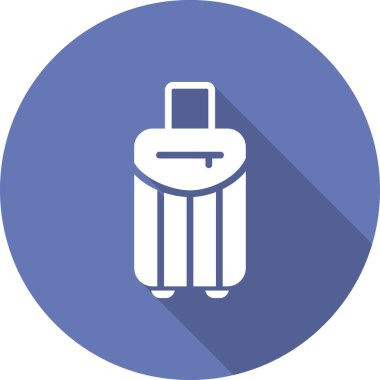 seyahat valizi ikon vektör çizimi 