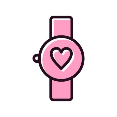 smartwatch simgesi, vektör illüstrasyonu